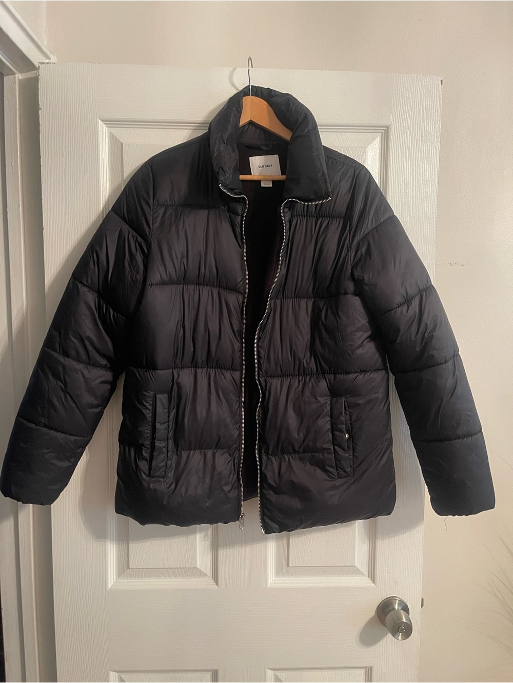Old Navy Black Quilted Puffer Jacket